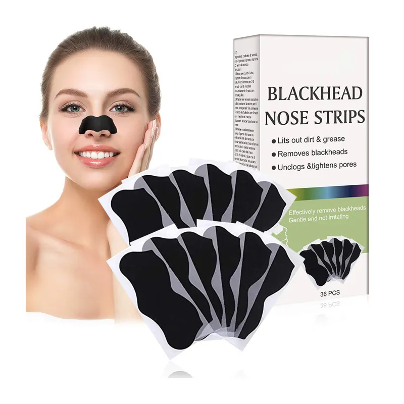 لصقات الأنف لإزالة الرؤوس السوداء و الدهون بالفحم(36Pcs)