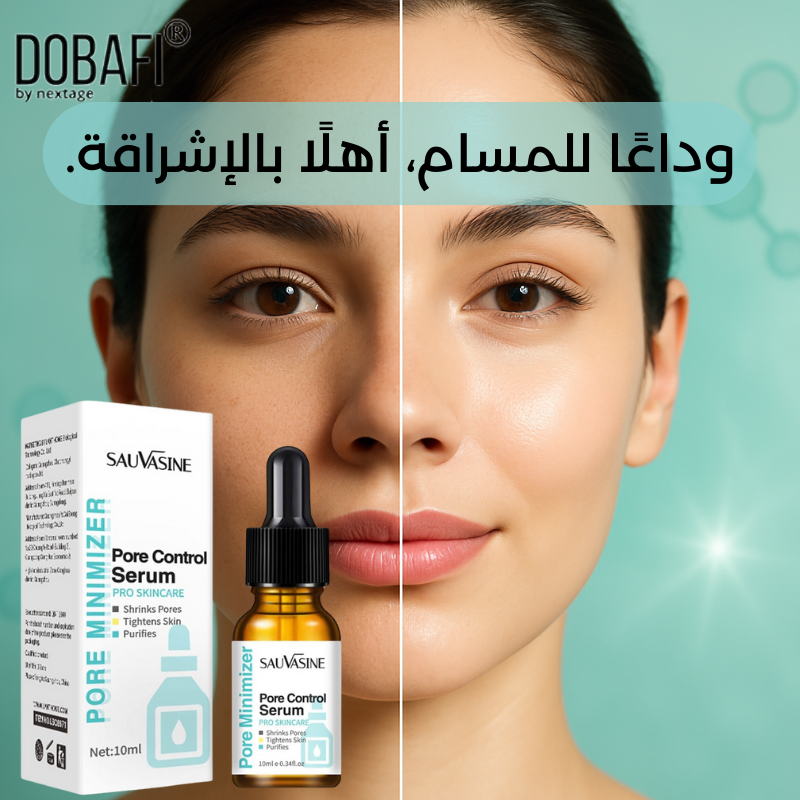 استعيدي نعومة بشرتك… وتخلّصي من المسام الواسعة مع Porelyze™ by Sauvasine™