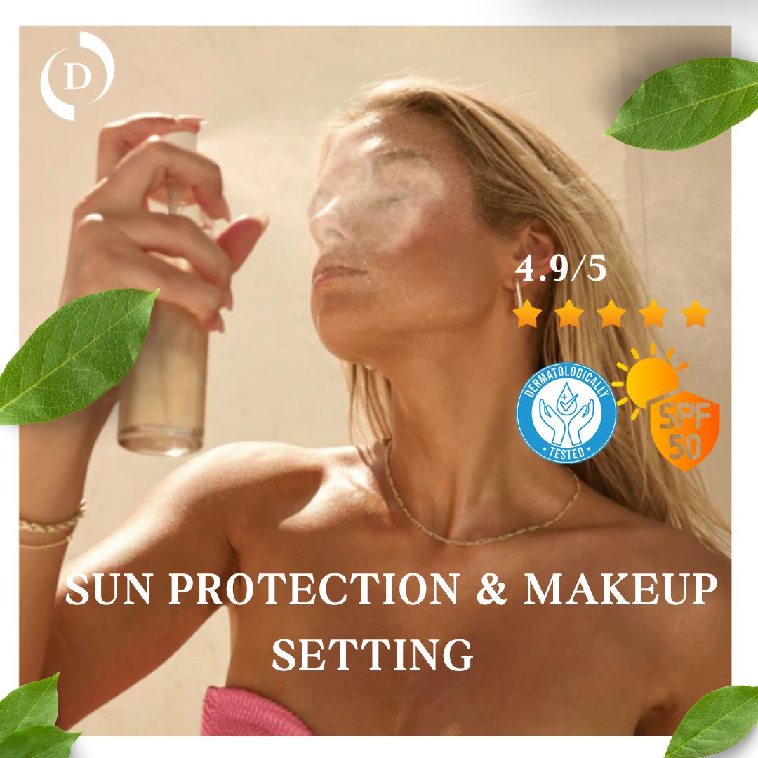 بخاخ الحماية من الشمس و تثبيت المكياج