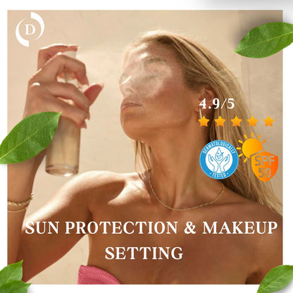 بخاخ الحماية من الشمس و تثبيت المكياج
