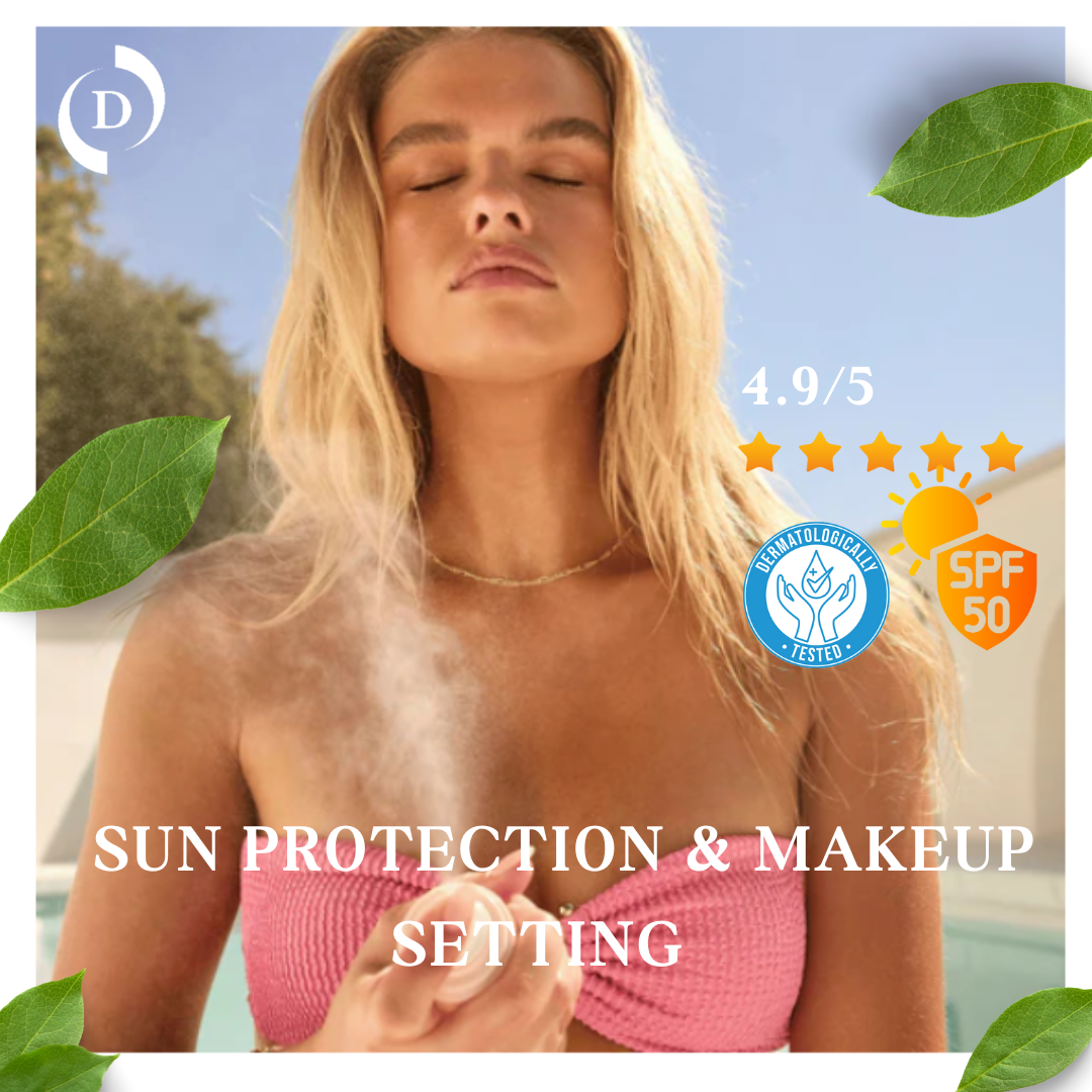 بخاخ الحماية من الشمس و تثبيت المكياج